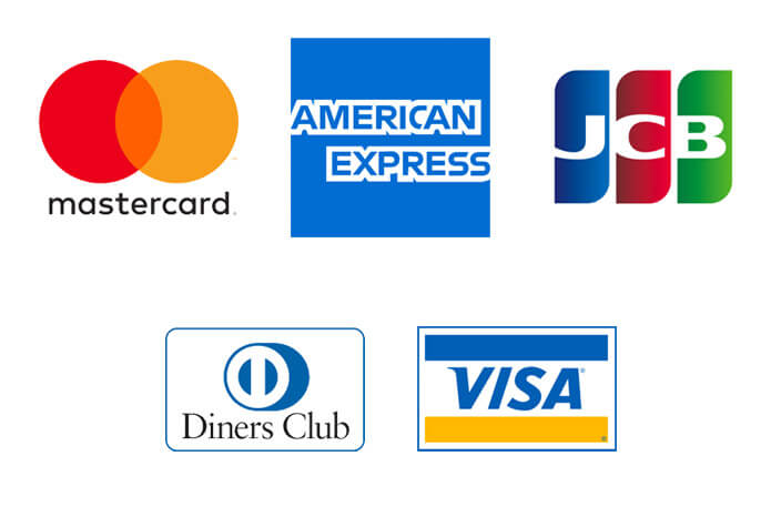クレジットカード各社のロゴ
